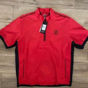 New Adidas Golf Windproof Short Sleeve Jacket